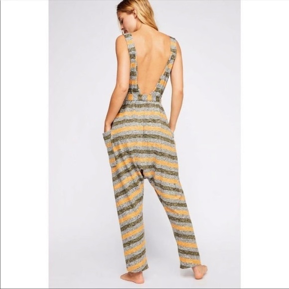 NWOT Intimately Free People Back in the Game Striped Jumpsuit  Sz XS - Picture 2 of 13